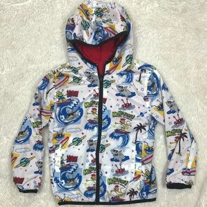 Reversible monster boys jacket
